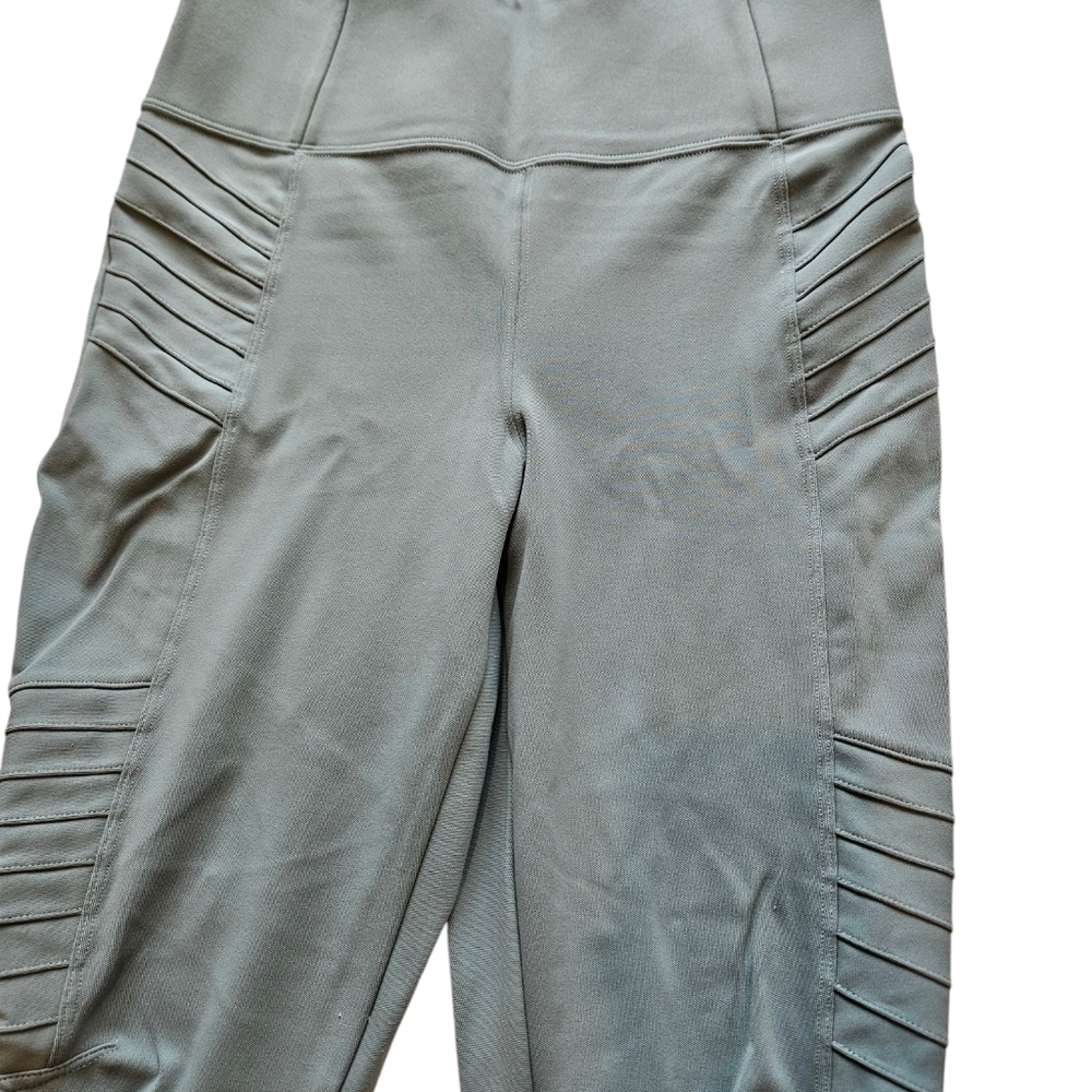 Athleta Delancey Motto Leggings Sz Small Ollve Full Length Textired Athletic - Picture 3 of 9